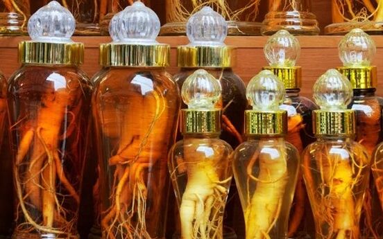 Tintura de alcohol de ginseng