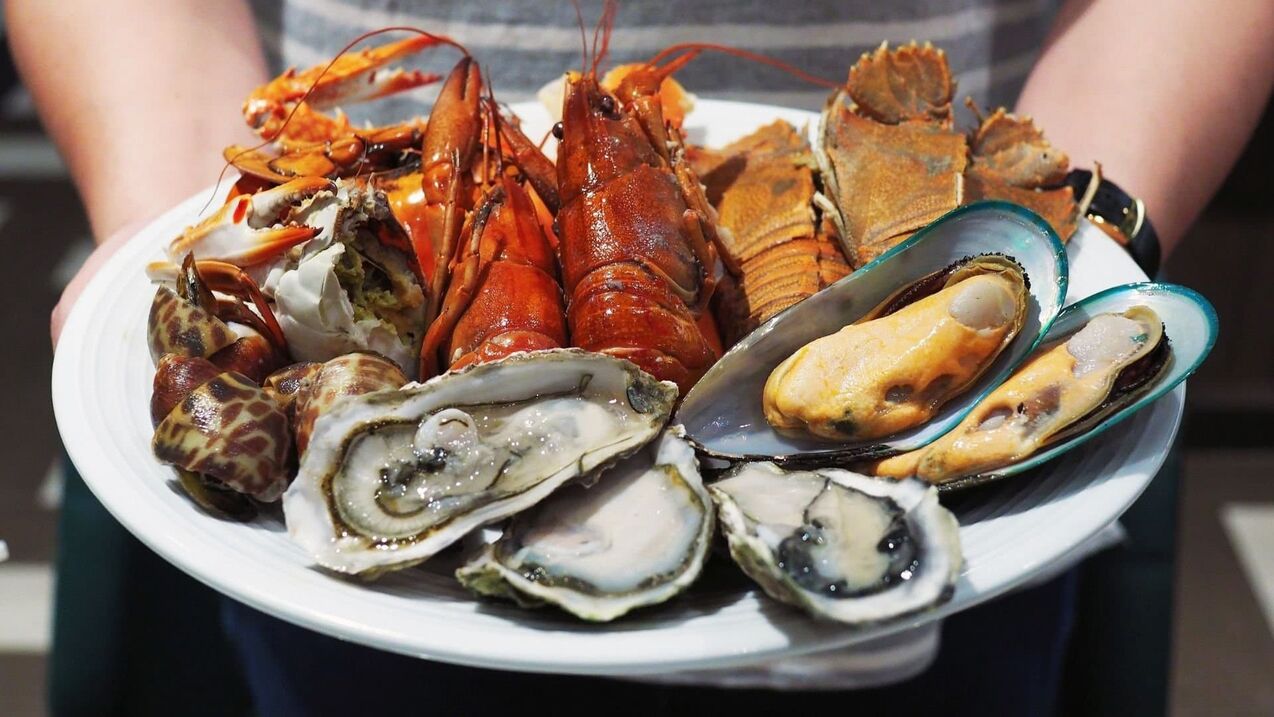 mariscos para aumentar la potencia