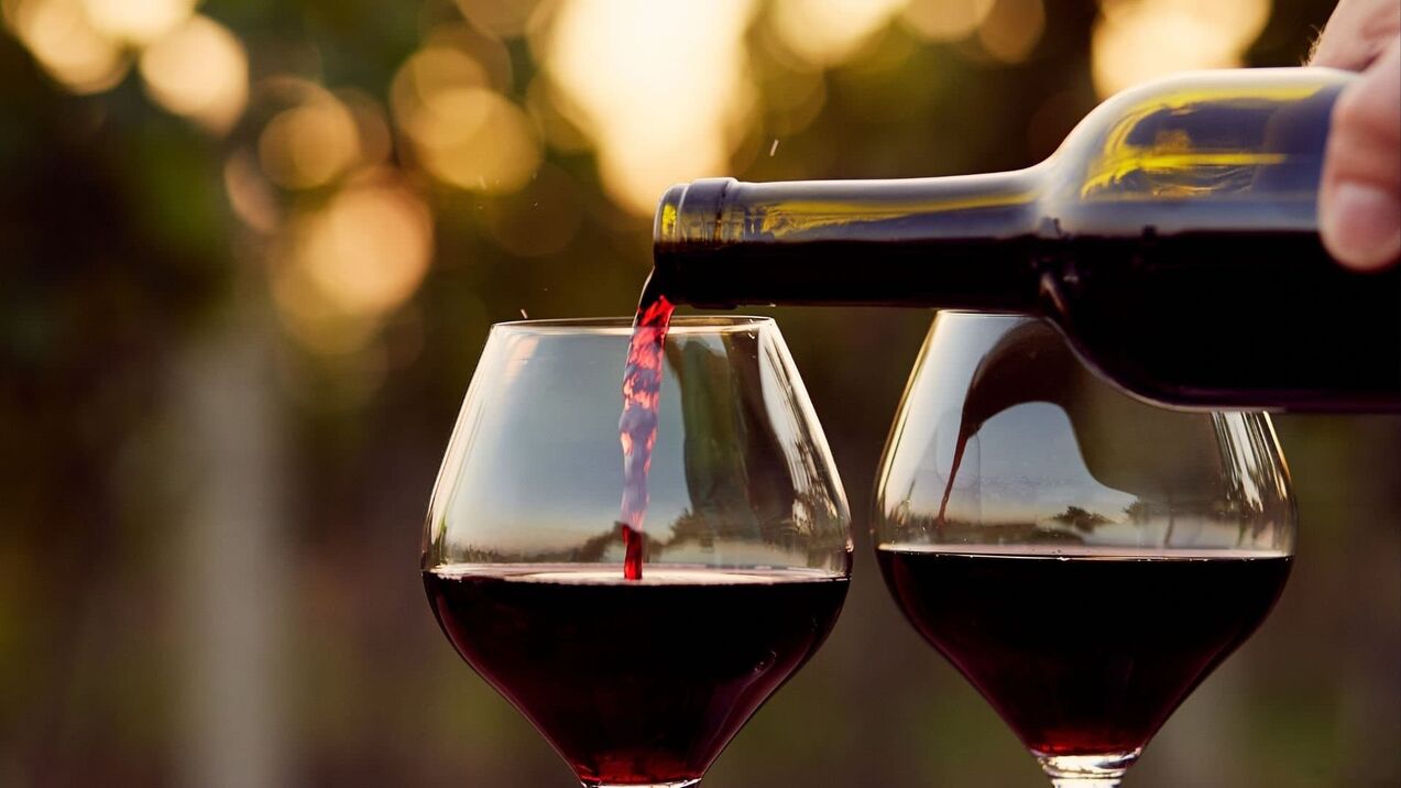 vino tinto para aumentar la potencia