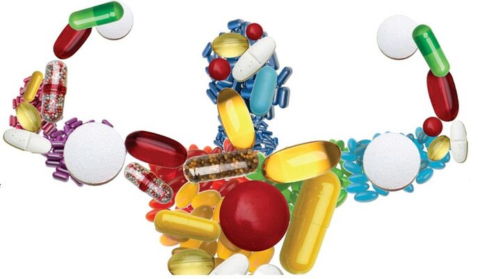 Vitaminas para aumentar la potencia en los hombres.