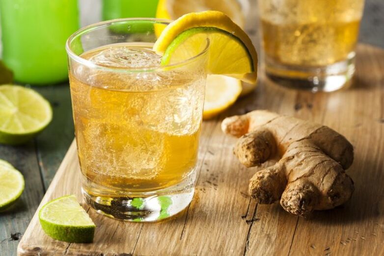 beber con jengibre y limón para aumentar la potencia
