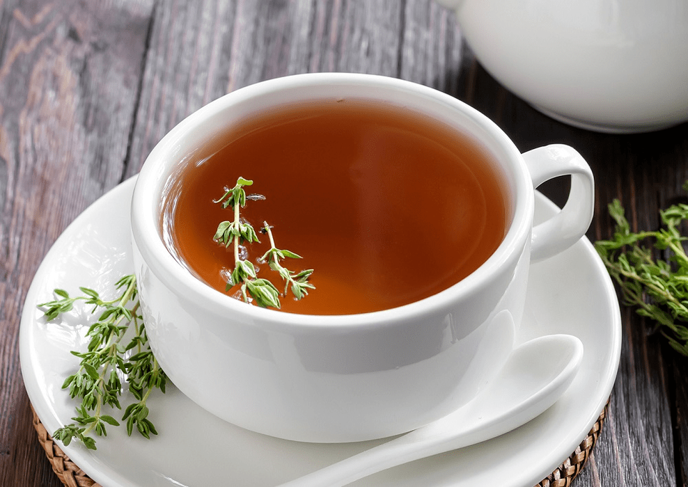 té con tomillo para potenciar