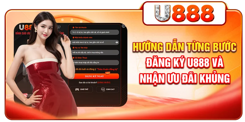 Hướng Dẫn Từng Bước Đăng Ký U888 Và Nhận Ưu Đãi Khủng